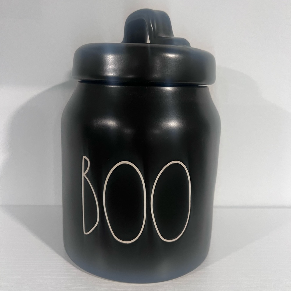 BOO canister by Rae Dunn